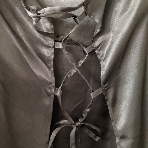 Esprit Black Satin Dess - Picture 2 of 7